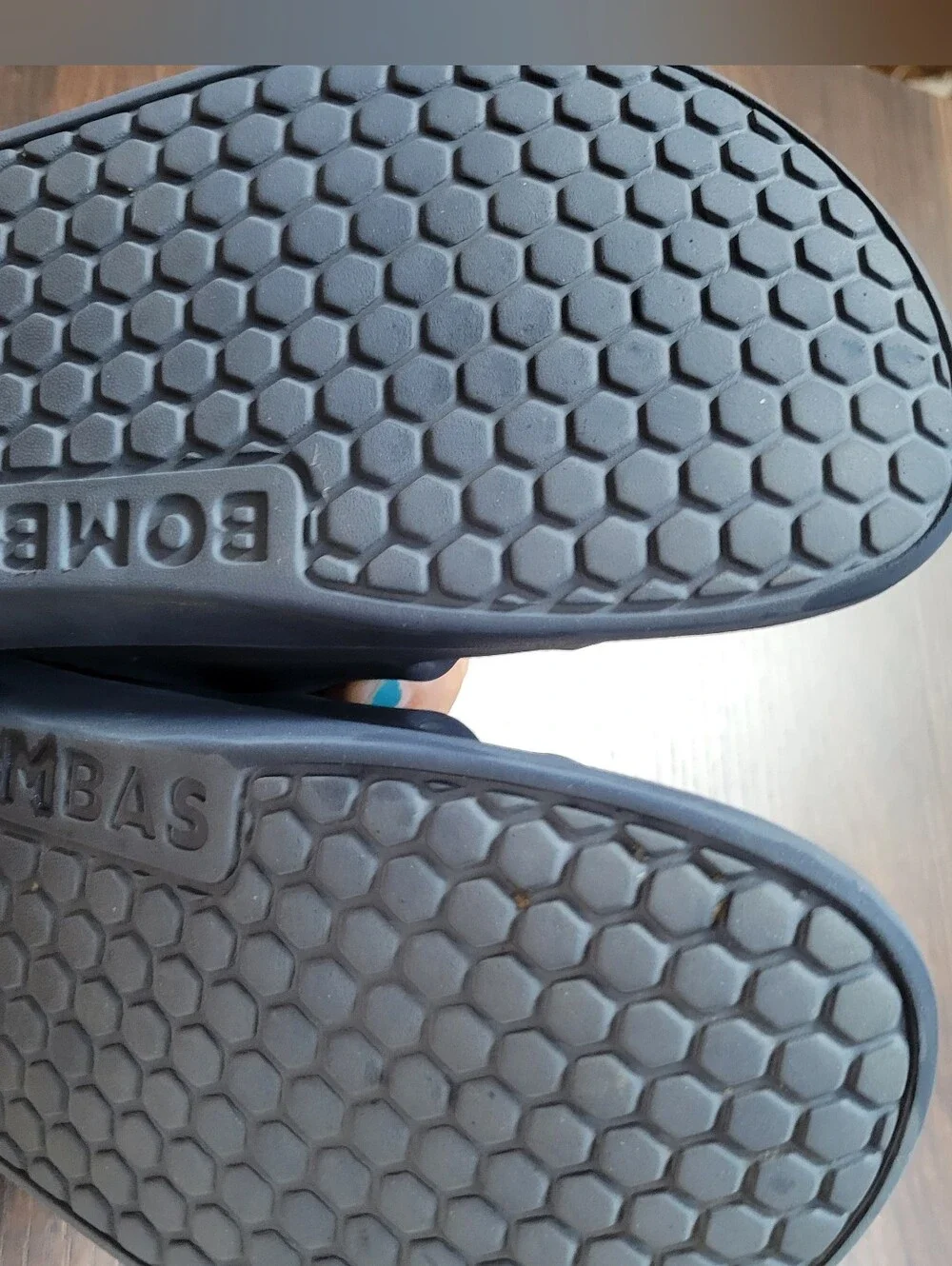 Bombas Friday Slides Navy Blue Men Size 10 Gym Leisure Comfort Lightweight